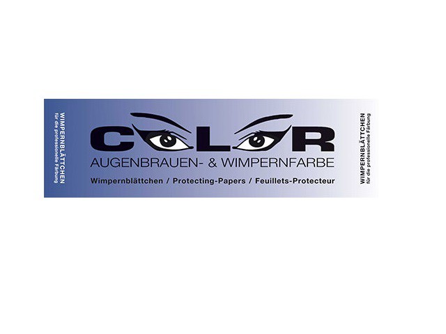 Color Wimpernblättchen - 96 Stück - für Wimpern- und Augenbrauenfarbe