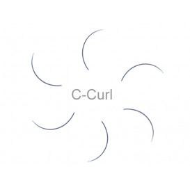 MilleniumHair C-Curl Lashes - C-Curl Wimpern - 0,10 mm Stärke - Länge wählbar