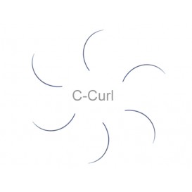 MilleniumHair C-Curl Lashes - C-Curl Wimpern - 0,15 mm Stärke - Länge wählbar