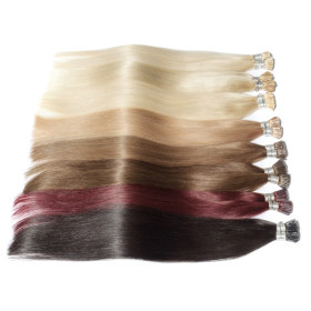 20 Microring-Extensions - I-Tip, glatt, 60 cm - SalonLine