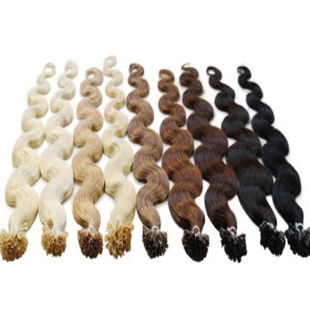 20 Bonding-Extensions - U-Tip, gewellt, 40 cm - SalonLine